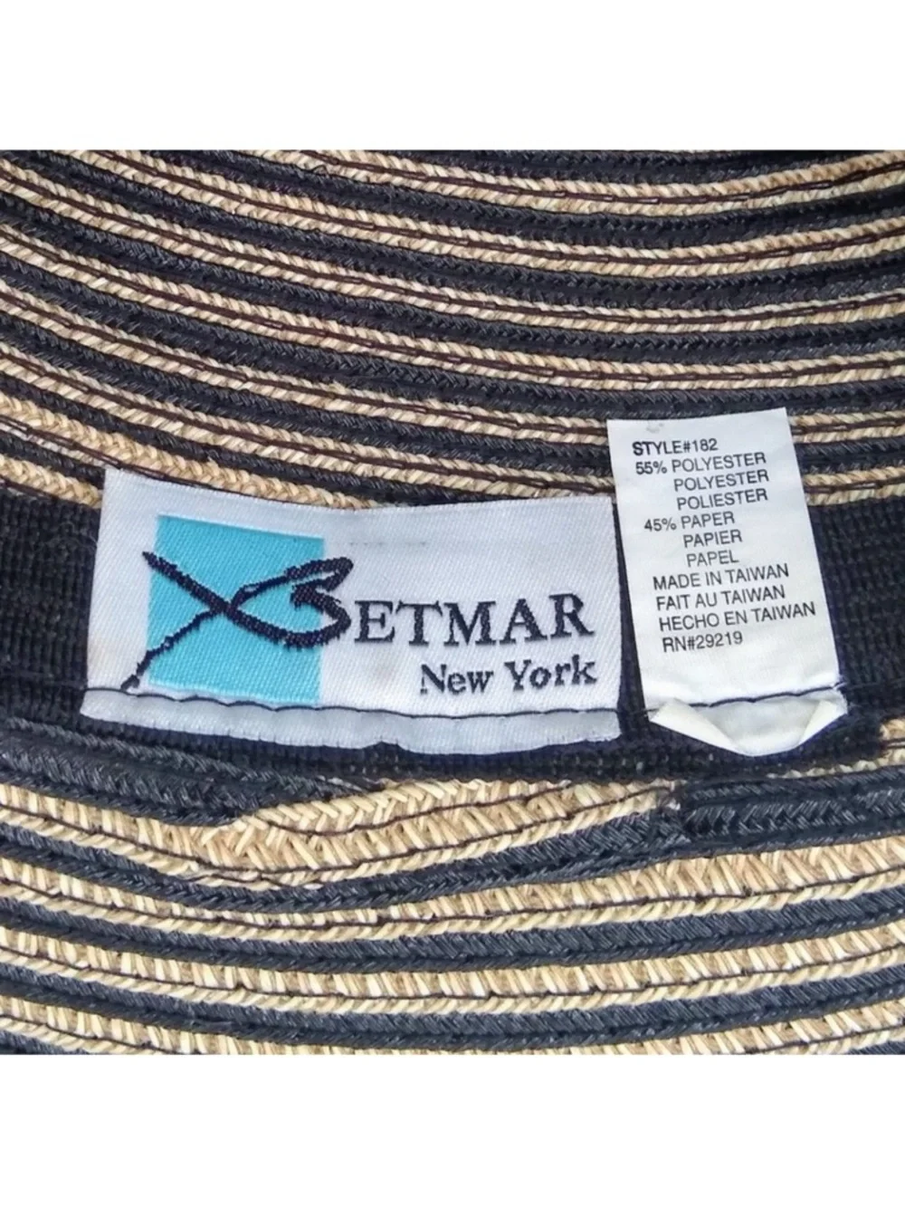Vintage Betmar Large Bowler Hat-Tan/Black - Picture 2 of 7